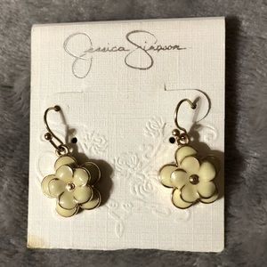 Jessica Simpson Flower Earrings